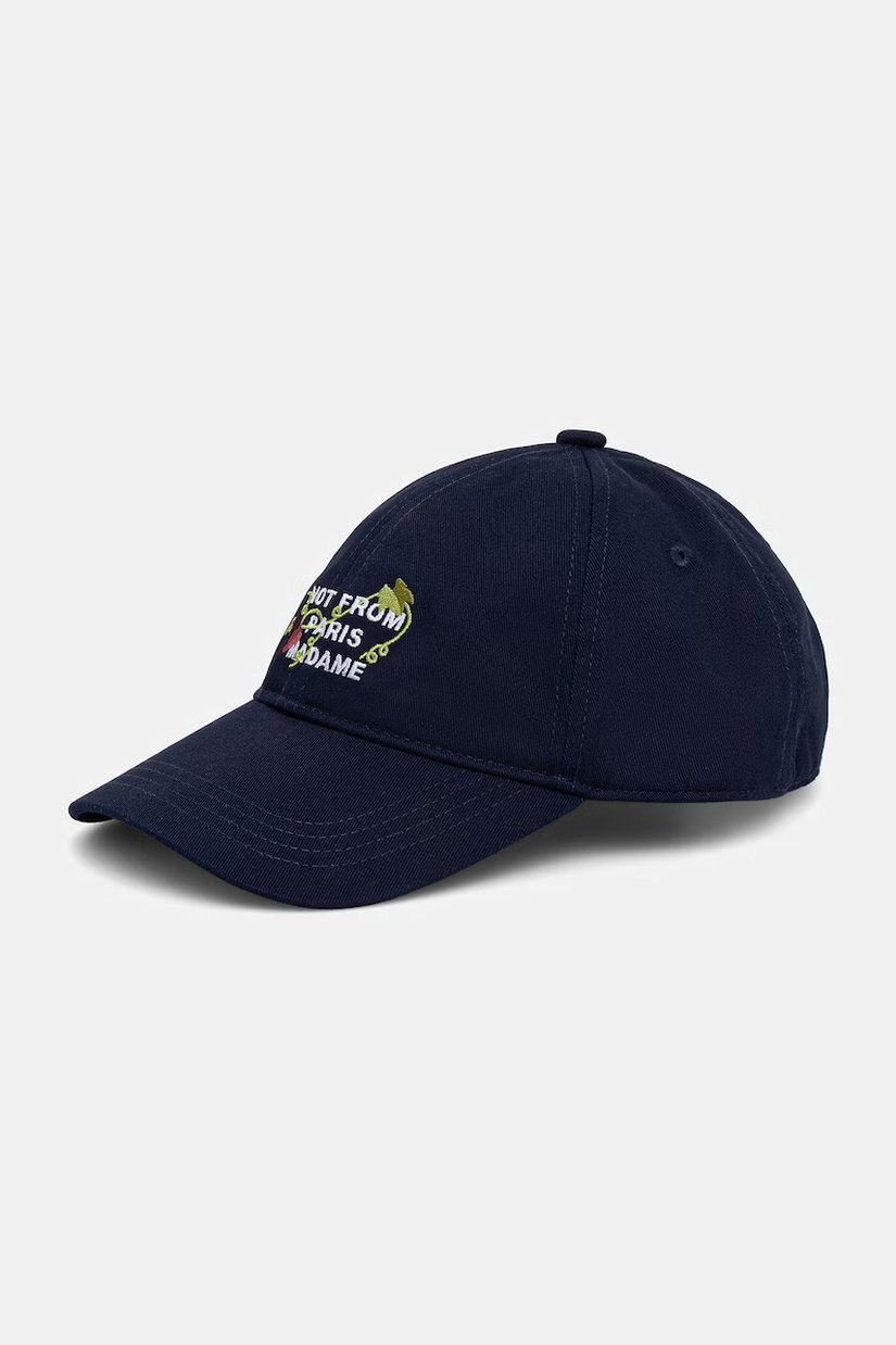 Drôle de Monsieur șapcă pentru bărbați din bumbac Vine Embroidered Slogan