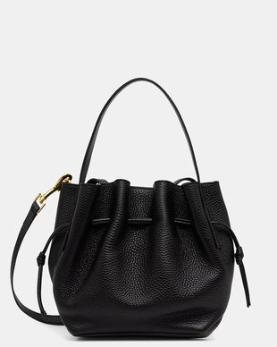 Yuzefi geantă crossbody pentru femei din piele MINI SCALLOP