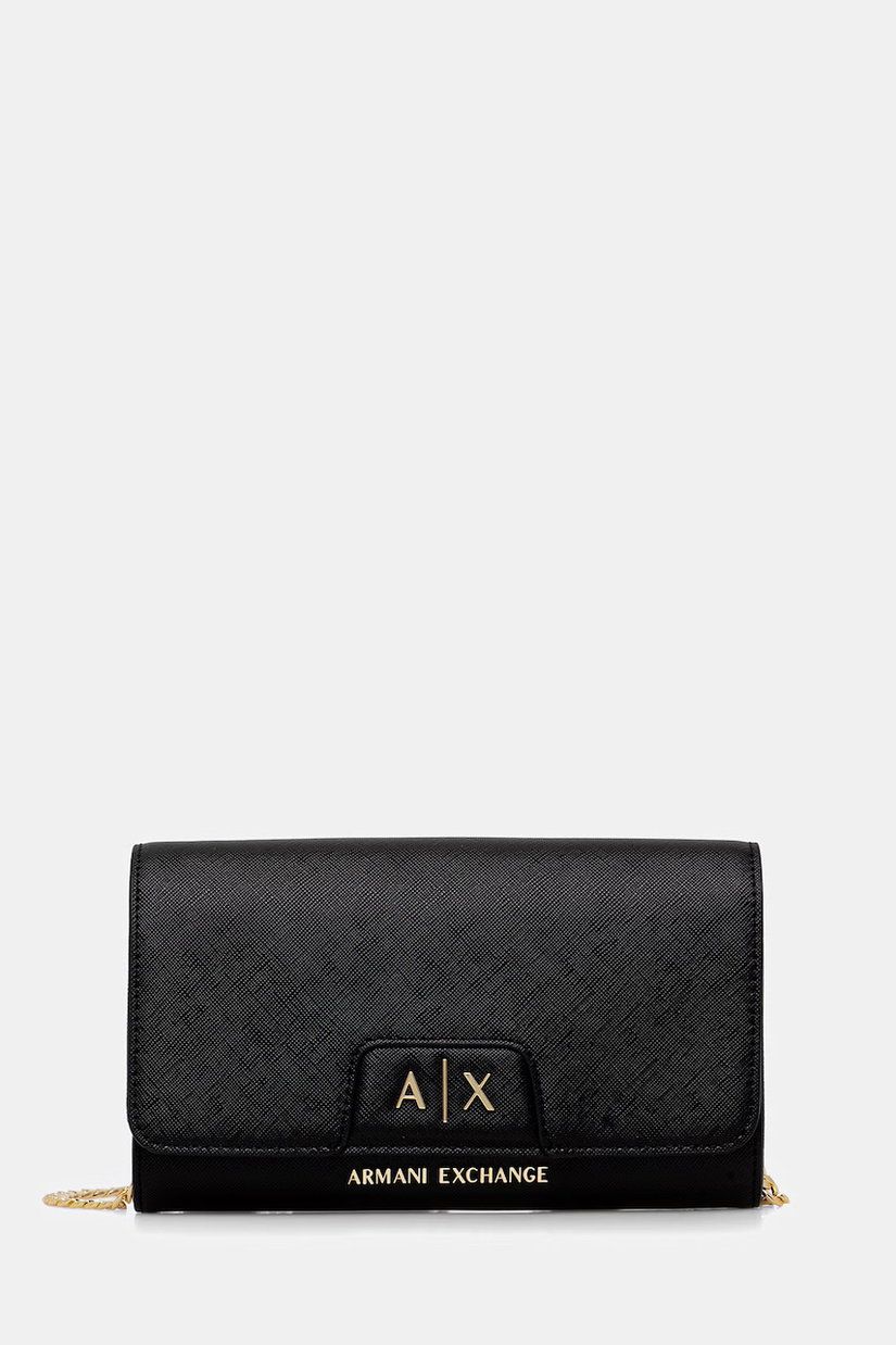 Armani Exchange geantă plic pentru femei cu imitație de piele