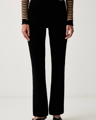 Twinset pantaloni pentru femei cu vâscoză
