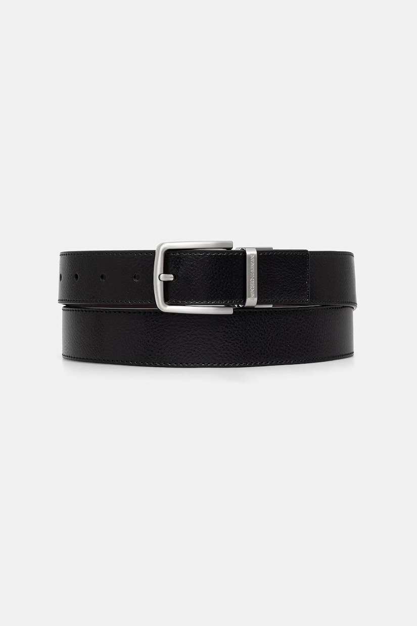 Emporio Armani curea reversibilă pentru bărbați din piele
