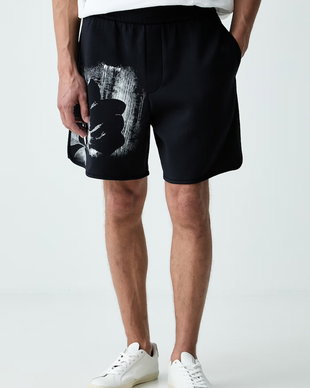 Armani Exchange pantaloni scurți de trening pentru bărbați cu bumbac