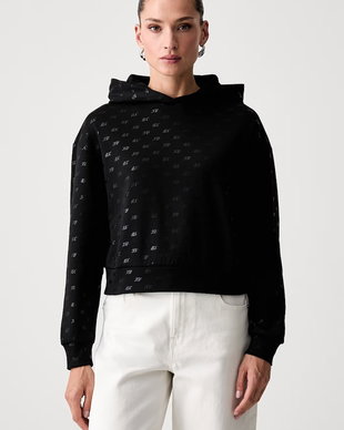 Armani Exchange hanorac cu glugă pentru femei cu bumbac