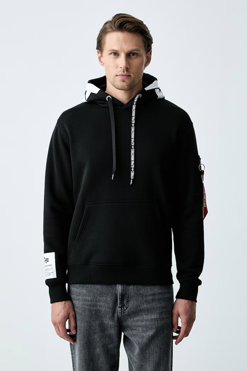 Alpha Industries hanorac cu glugă pentru bărbați cu bumbac