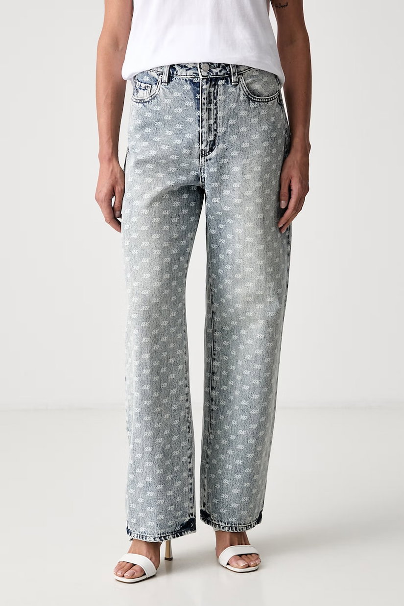 Armani Exchange blugi relaxed fit pentru femei