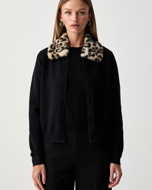 Twinset cardigan pentru femei cu vâscoză