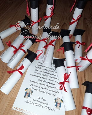 Scrisori / diplome / invitatii  pentru  absolventi