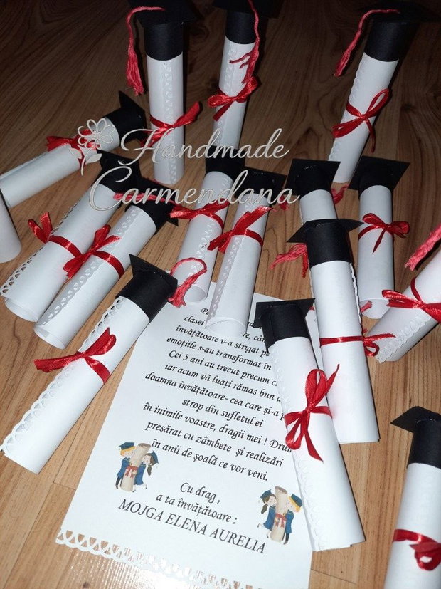 Scrisori / diplome / invitatii  pentru  absolventi