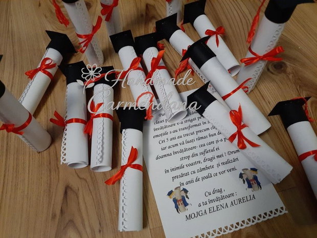 Scrisori / diplome / invitatii  pentru  absolventi