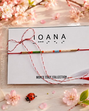 Bratara mesaj cod Morse IOANA