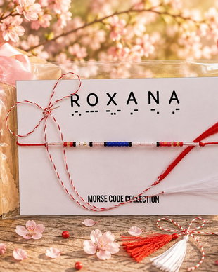 Bratara mesaj cod Morse ROXANA