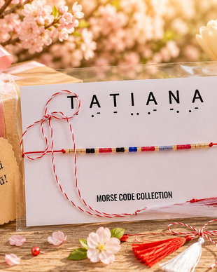 Bratara mesaj cod Morse TATIANA