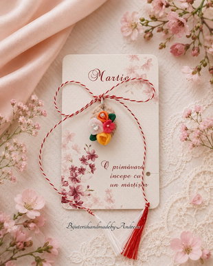 Martisor buchet de flori