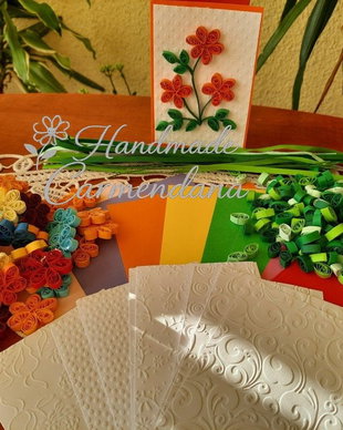 Kit realizare felicitare quilling