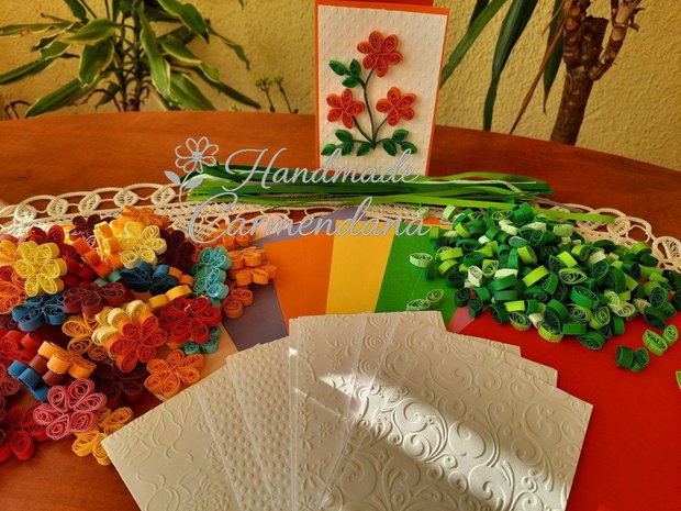 Kit realizare felicitare quilling
