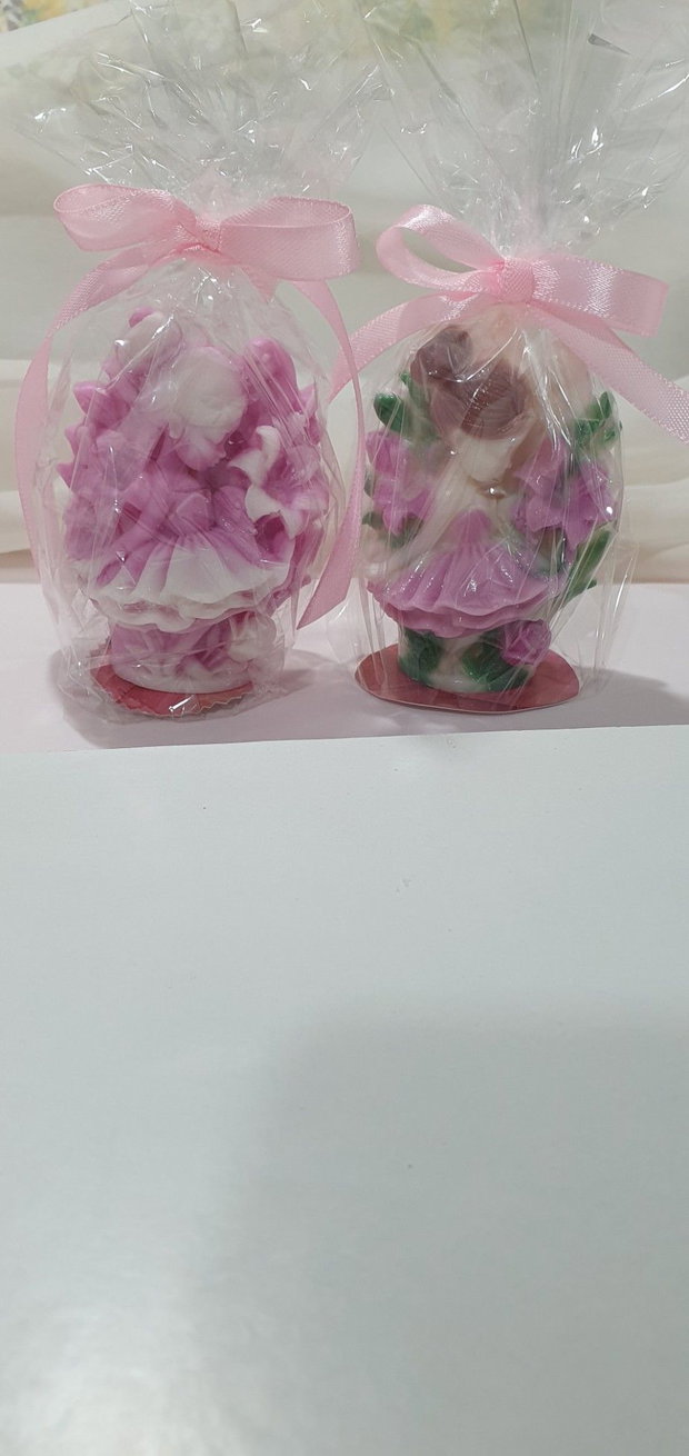 Figurină decorativă Balerină din ceară naturală de soia