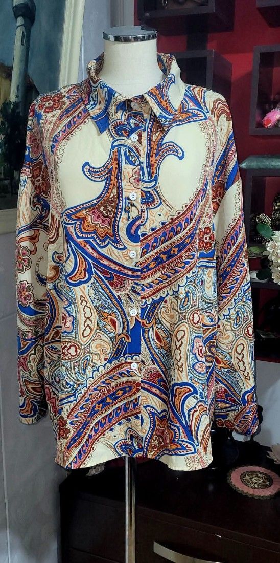Bluza imprimeu paisley