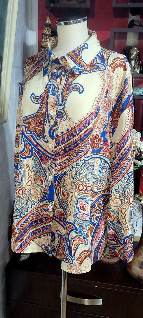 Bluza imprimeu paisley