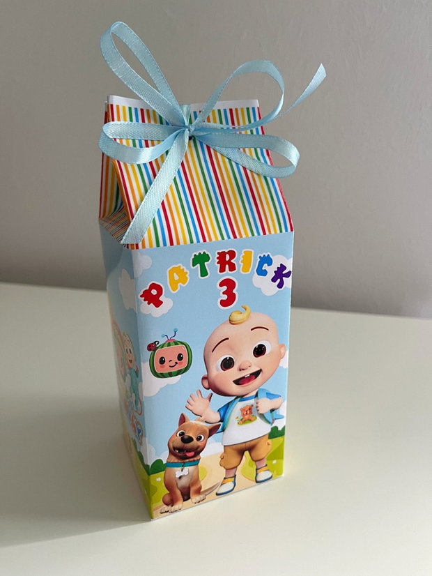 Cutii pentru dulciuri Cocomelon personalizate