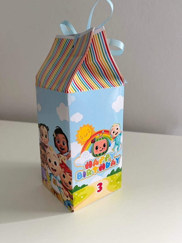 Cutii pentru dulciuri Cocomelon personalizate