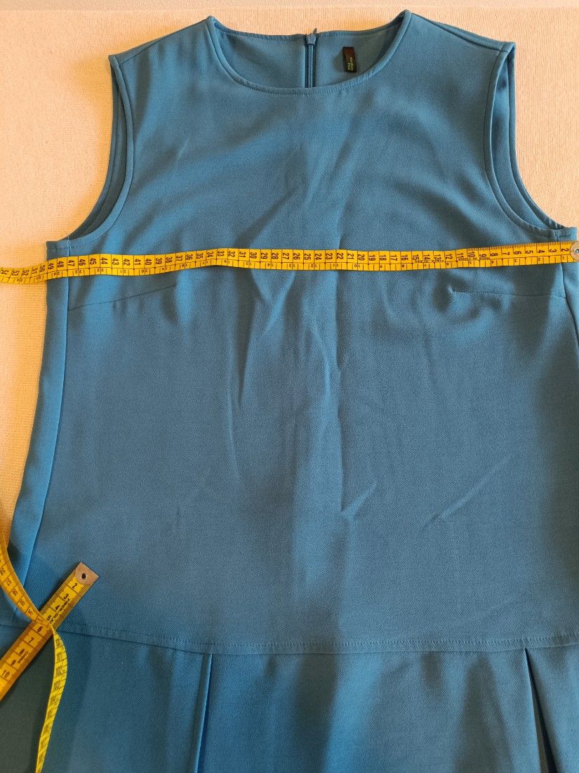Rochie Stile Benetton albastru -turcoaz