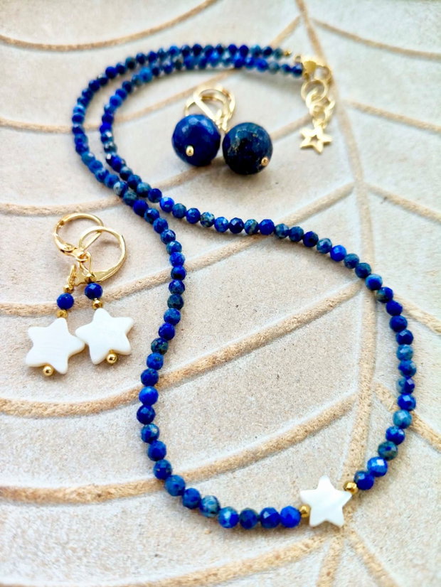 Colier CHOKER lapis lazuli