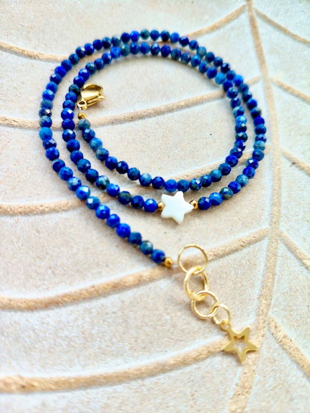 Colier CHOKER lapis lazuli