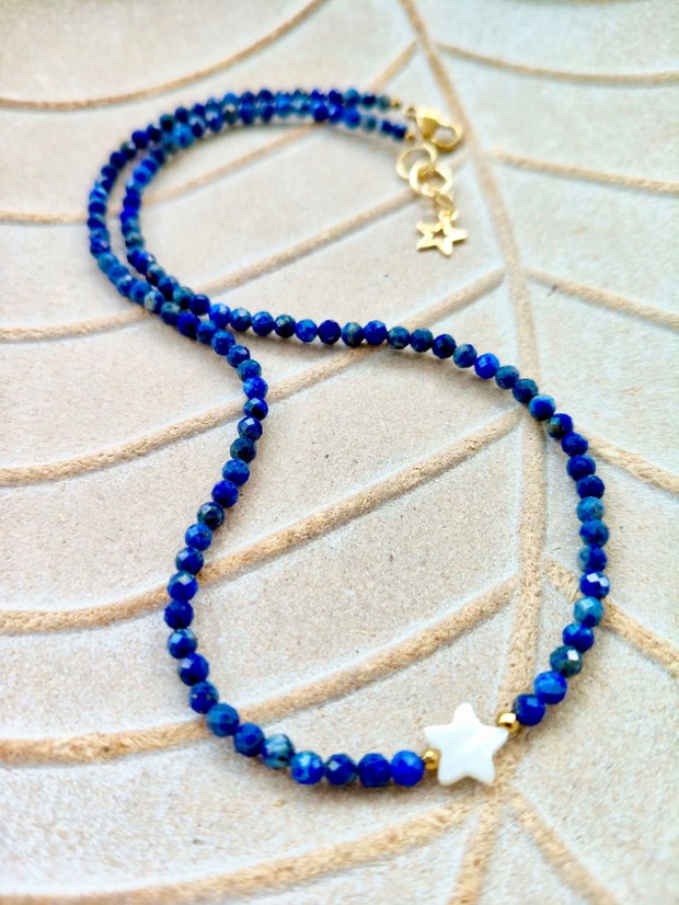 Colier CHOKER lapis lazuli