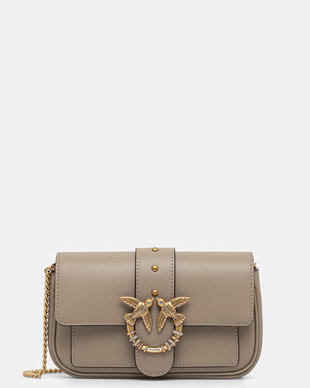 Pinko geantă crossbody pentru femei din piele