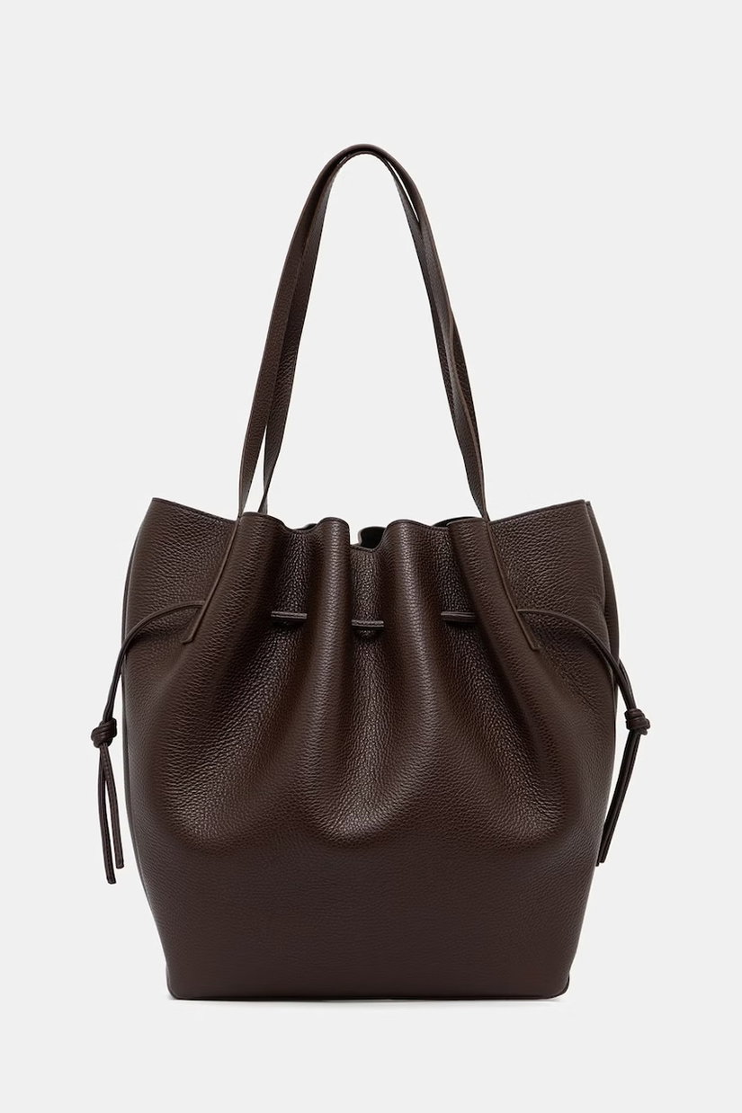 Yuzefi tote bag pentru femei din piele SCALLOP