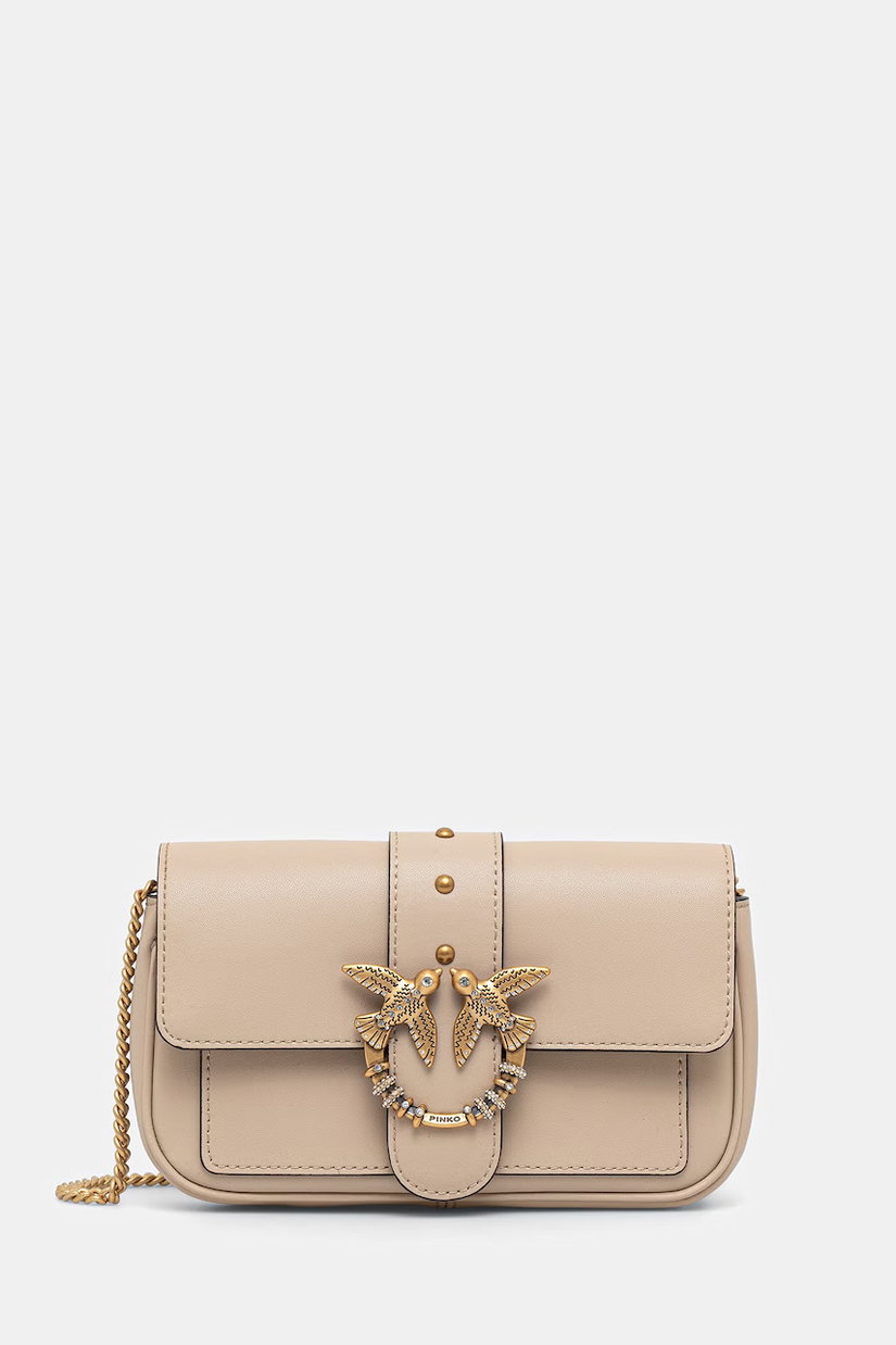Pinko geantă crossbody pentru femei din piele
