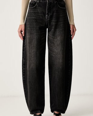 Armani Exchange blugi barrel pentru femei