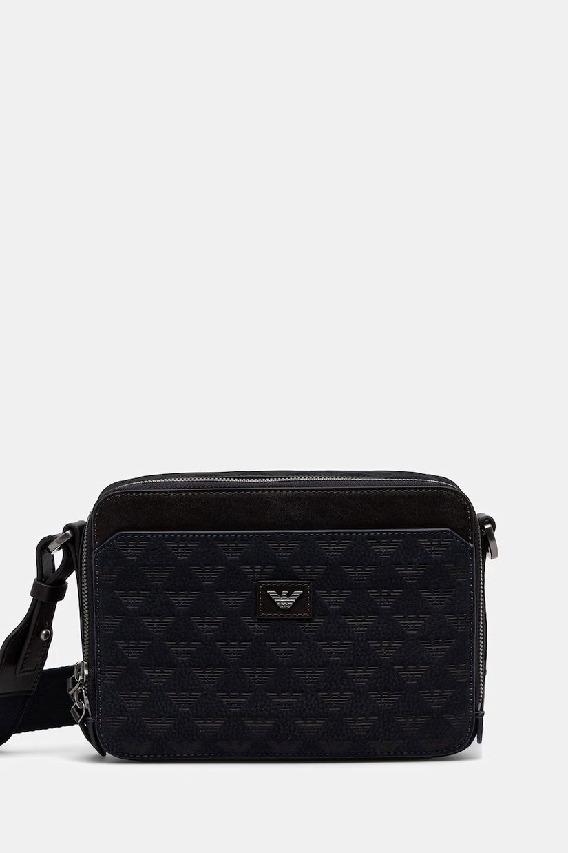 Emporio Armani geantă mică pentru bărbați din piele
