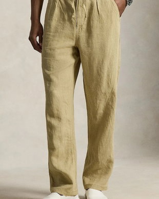 Polo Ralph Lauren pantaloni pentru bărbați din in
