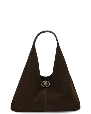 Kurt Geiger London geantă shopper pentru femei din piele întoarsă CHELSEA LG SLOUCH HOBO