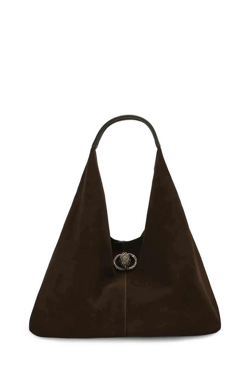 Kurt Geiger London geantă shopper pentru femei din piele întoarsă CHELSEA LG SLOUCH HOBO