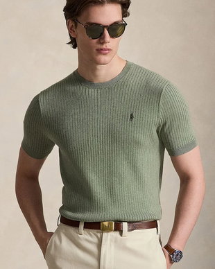 Polo Ralph Lauren pulover cu mânecă scurtă pentru bărbați din bumbac