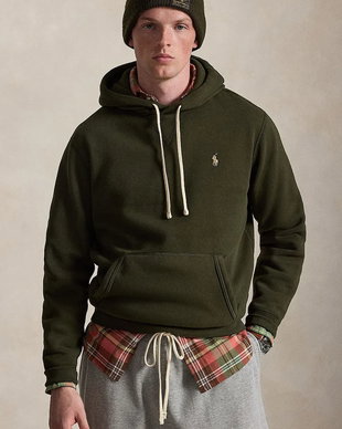 Polo Ralph Lauren hanorac cu glugă pentru bărbați cu bumbac