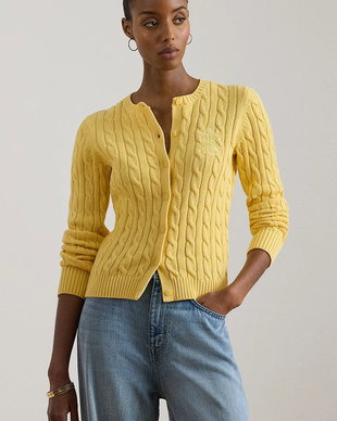 Lauren Ralph Lauren cardigan pentru femei din bumbac
