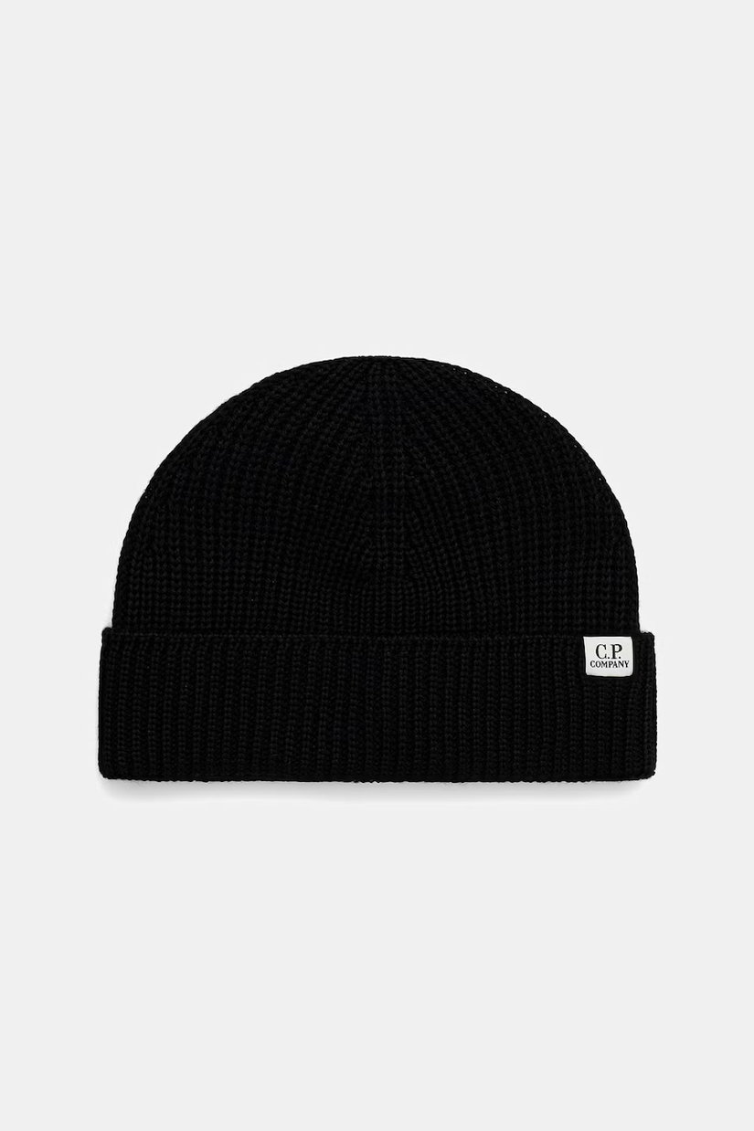 C.P. Company căciulă din lână merino
