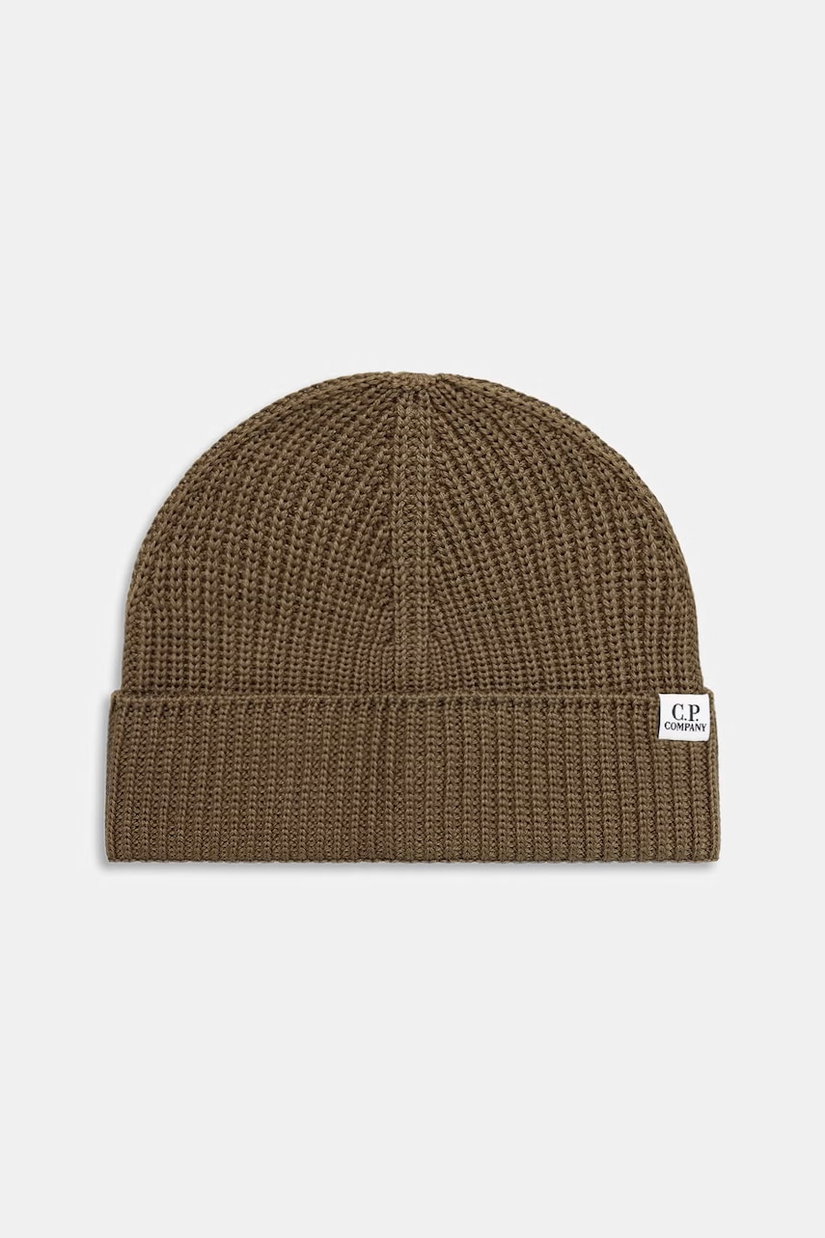 C.P. Company căciulă din lână merino