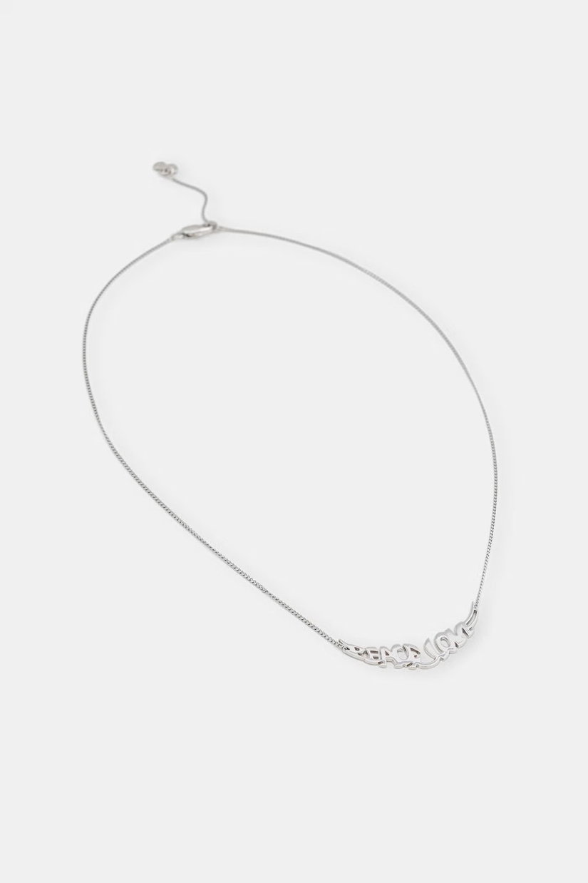 Zadig&Voltaire lănțișor pentru femei din alamă PEACE