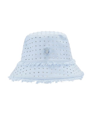Kurt Geiger London bucket hat pentru femei din bumbac KENSINGTON