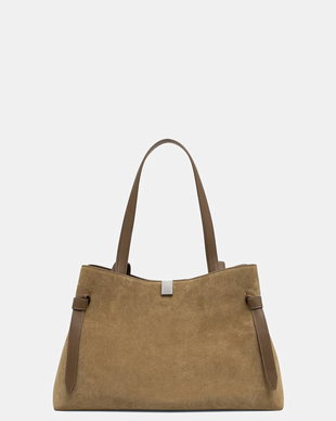 Yuzefi tote bag pentru femei din piele întoarsă GYOZA