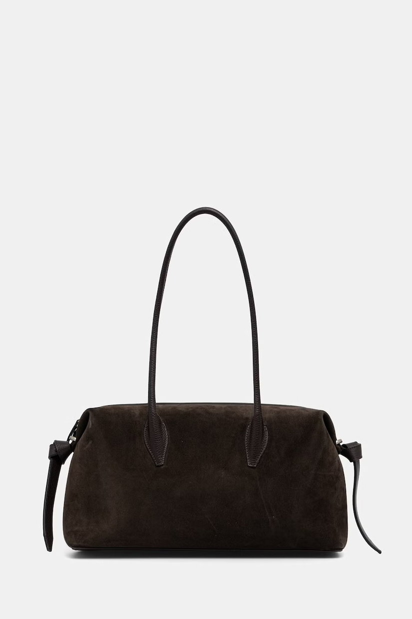 Yuzefi tote bag pentru femei din piele întoarsă BRIOCHE DUFFLE