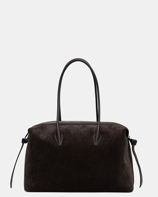 Yuzefi tote bag pentru femei din piele întoarsă LARGE BRIOCHE DUFFLE