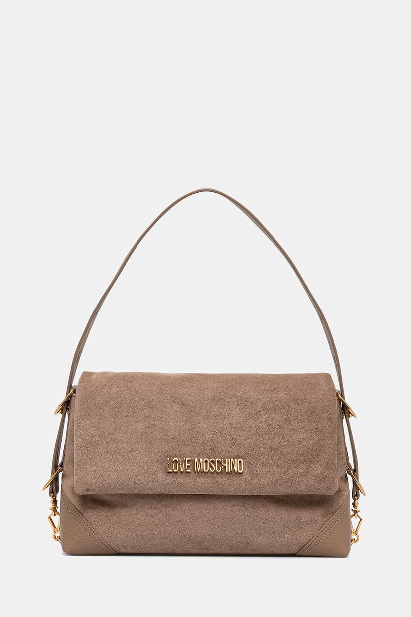 Love Moschino geantă pentru femei cu imitație de piele întoarsă