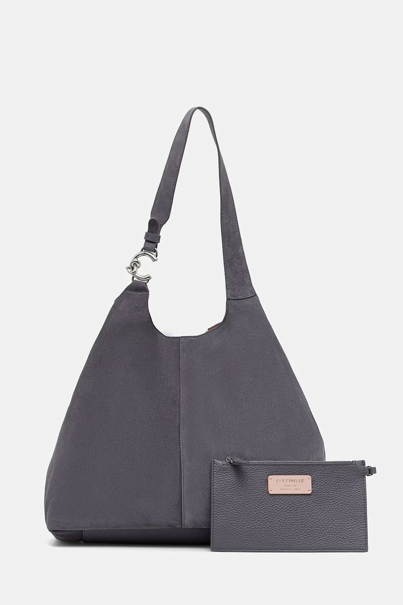 Coccinelle hobo bag pentru femei din piele întoarsă