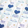 Marturie plantabila - semn de carte - hartie manuala plantabila cu seminte si petale de flori