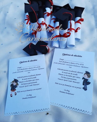 Scrisori / diplome / invitatii  pentru  absolventi
